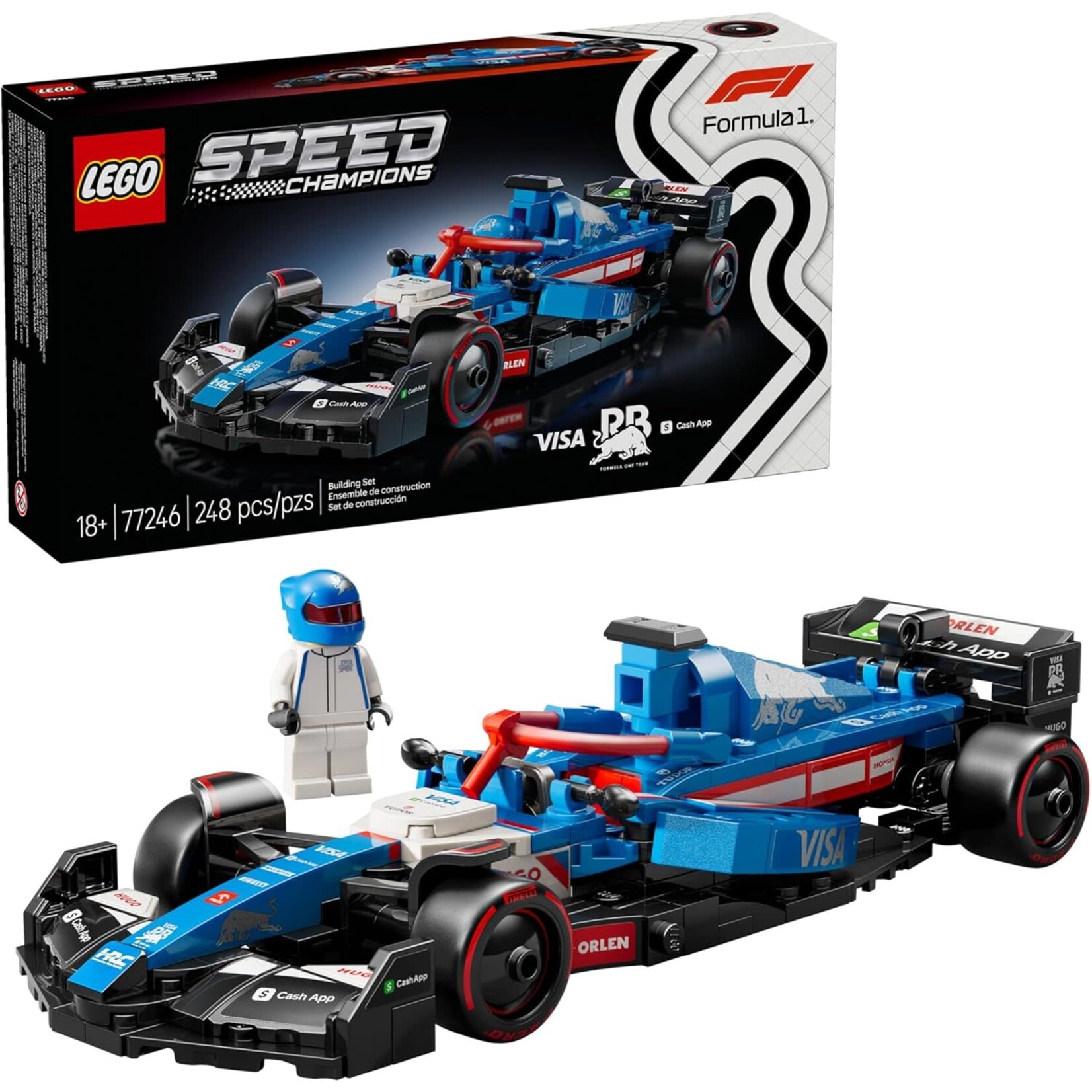 LEGO 77246 LEGO® Speed Champions Visa Cash App RB VCARB 01 F1® Race Car
