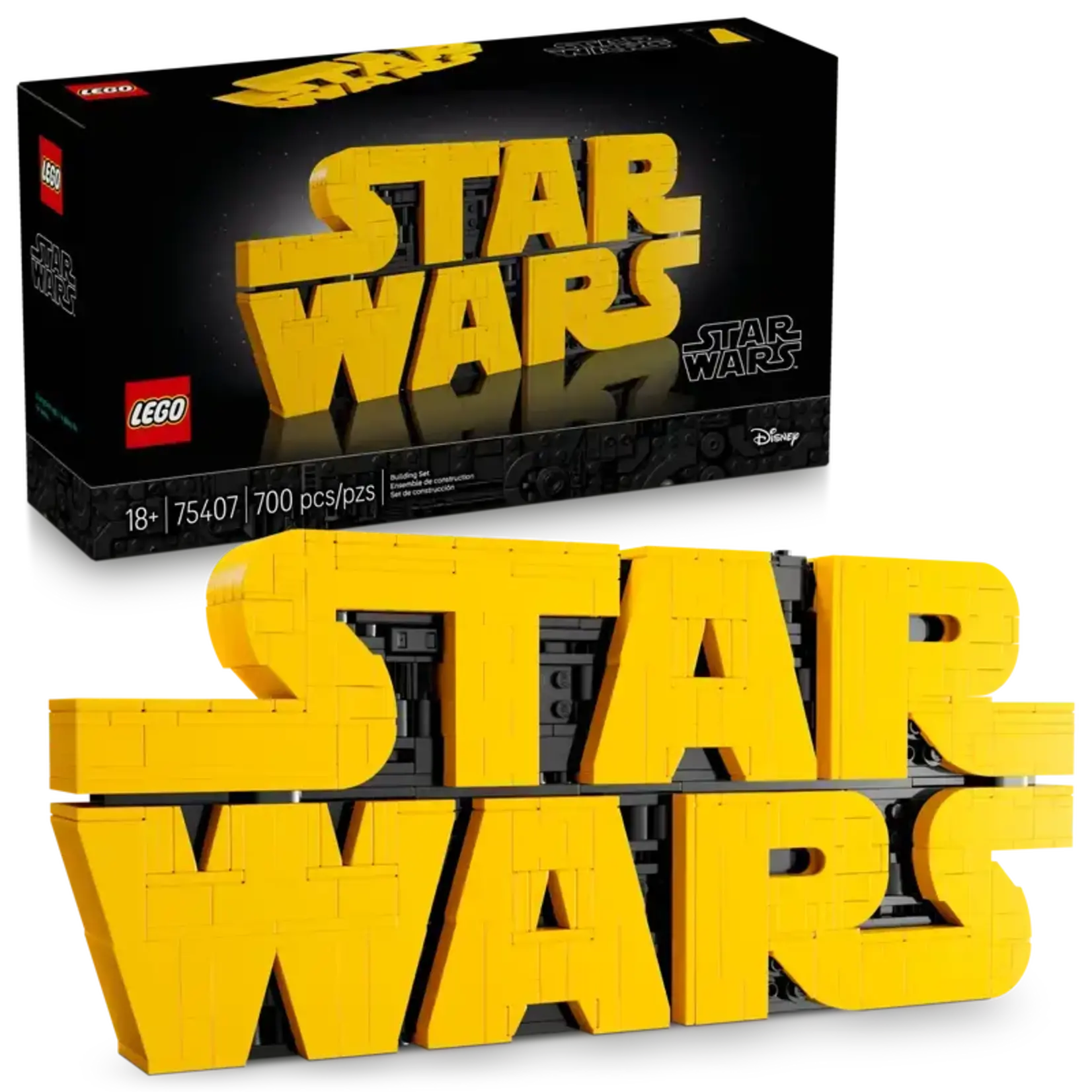 LEGO 75407 LEGO® Star Wars™ Brick-Built Star Wars Logo Sign