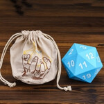 Goblin Dice Blue 80mm Jumbo Foam D20