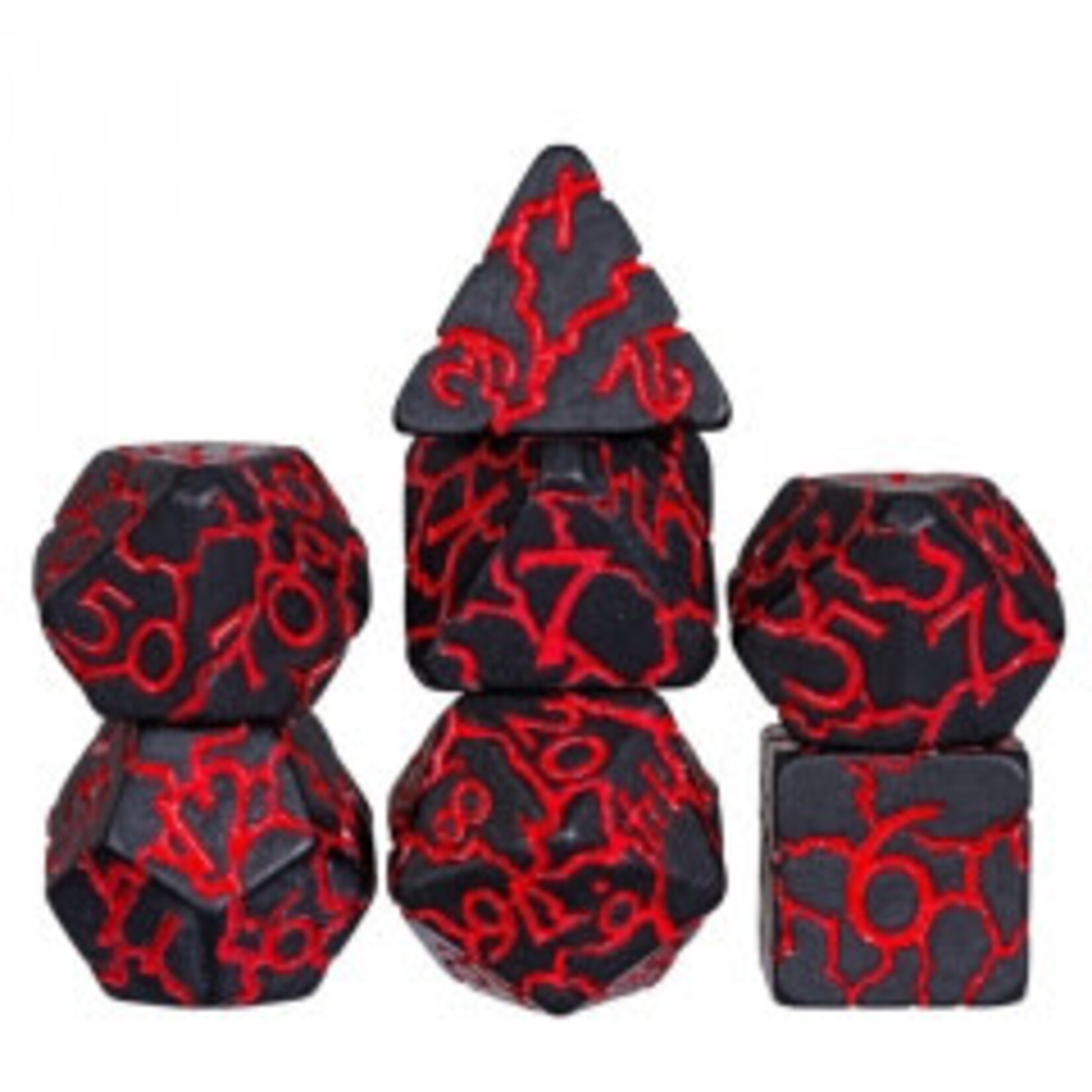 Goblin Dice Red Lava Dice Set