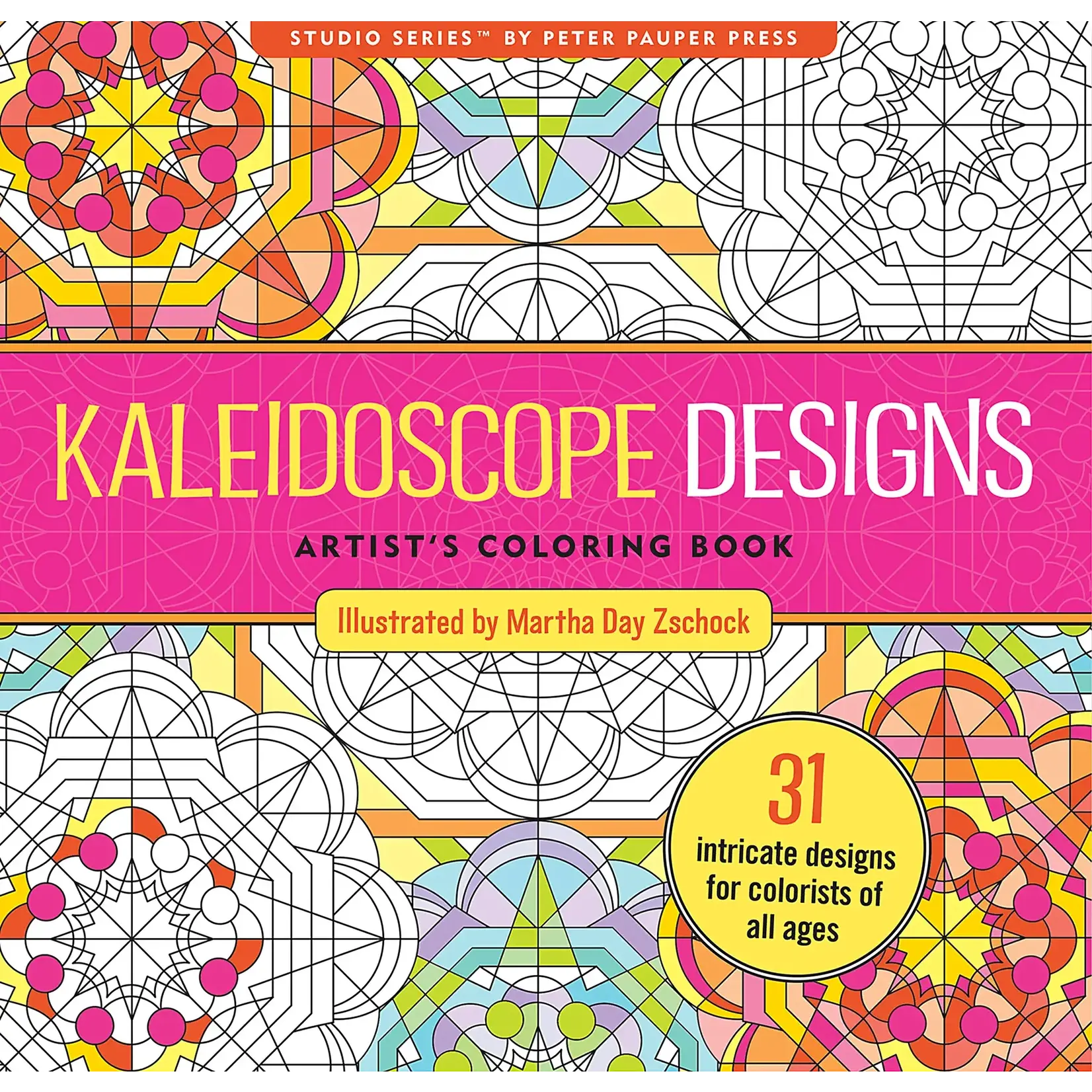 Peter Pauper Press Kaleidoscope Designs Artist's Coloring Book