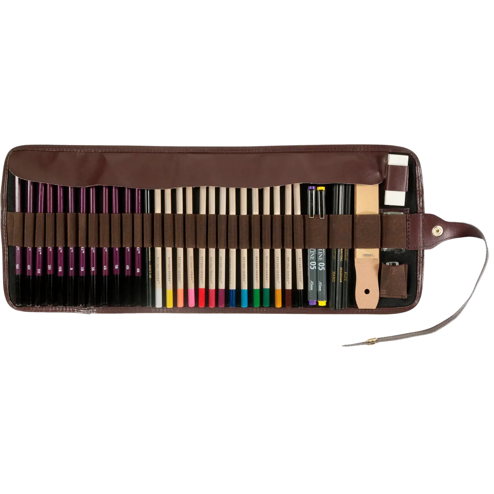 Peter Pauper Press Roll-Up Canvas Pencil Wrap