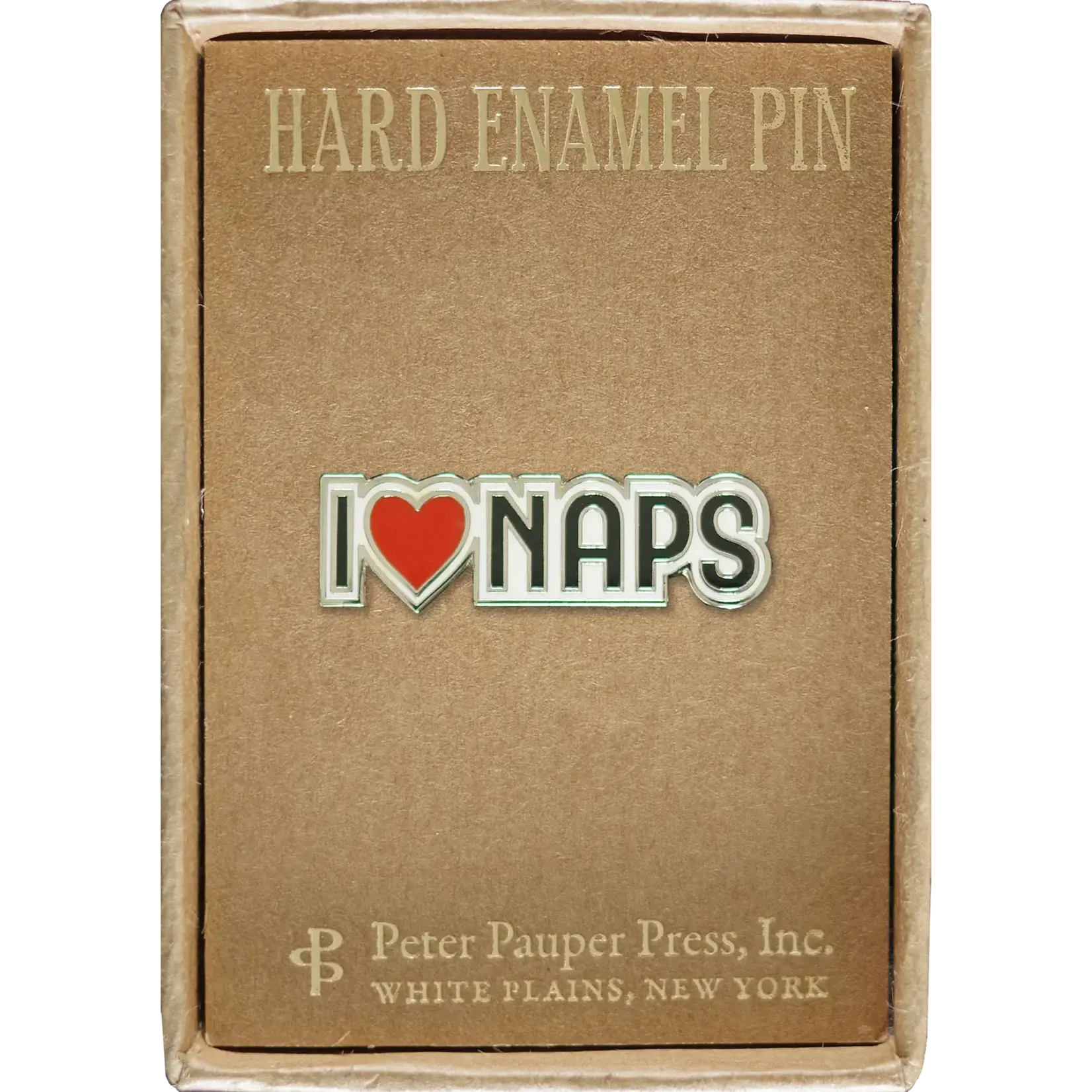 Peter Pauper Press I Love Naps Enamel Pin