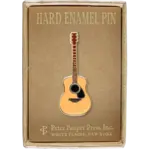 Peter Pauper Press Guitar Enamel Pin