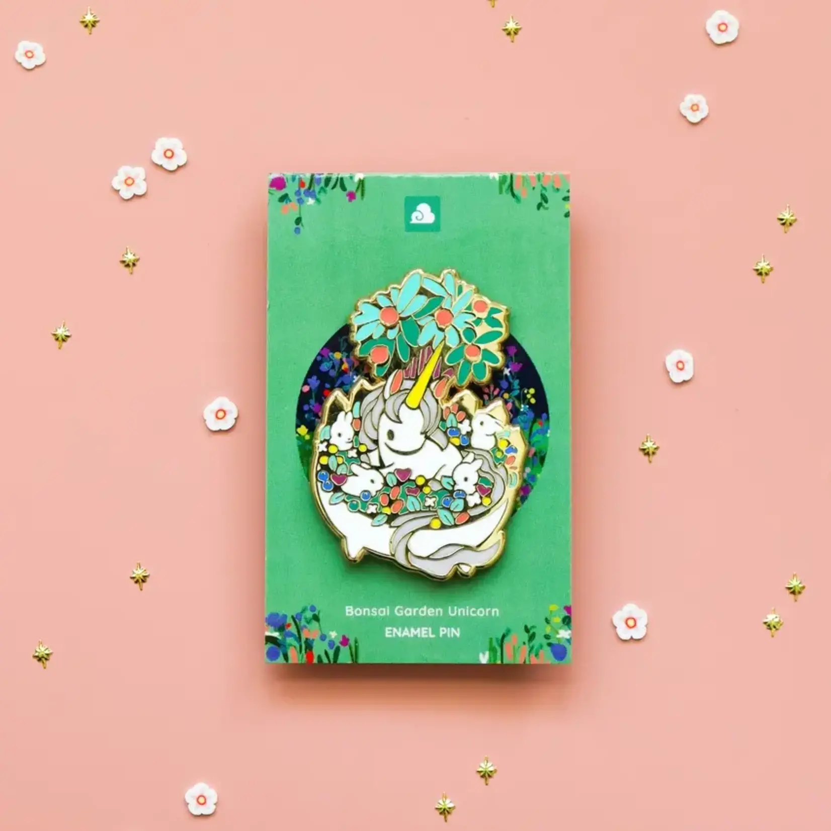 Bonsai Garden Unicorn Enamel Pin