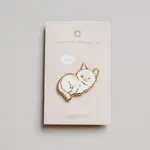 Flame Point Siamese Cat Enamel Pin