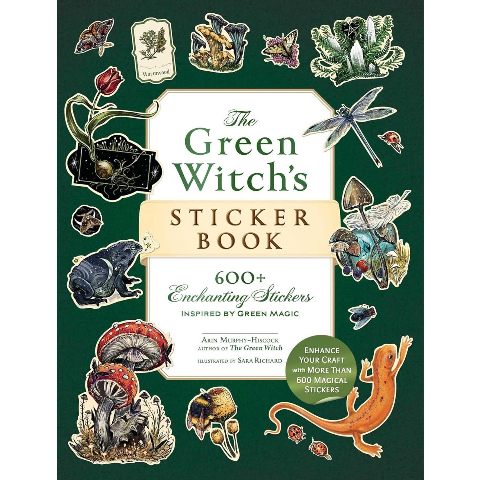 Green Witch's Sticker Book by Arin Murphy-Hiscock