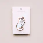 Lynx Point Cat Enamel Pin