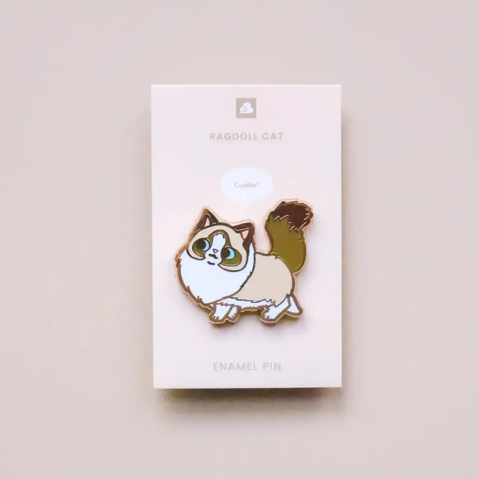 Ragdoll Cat Enamel Pin