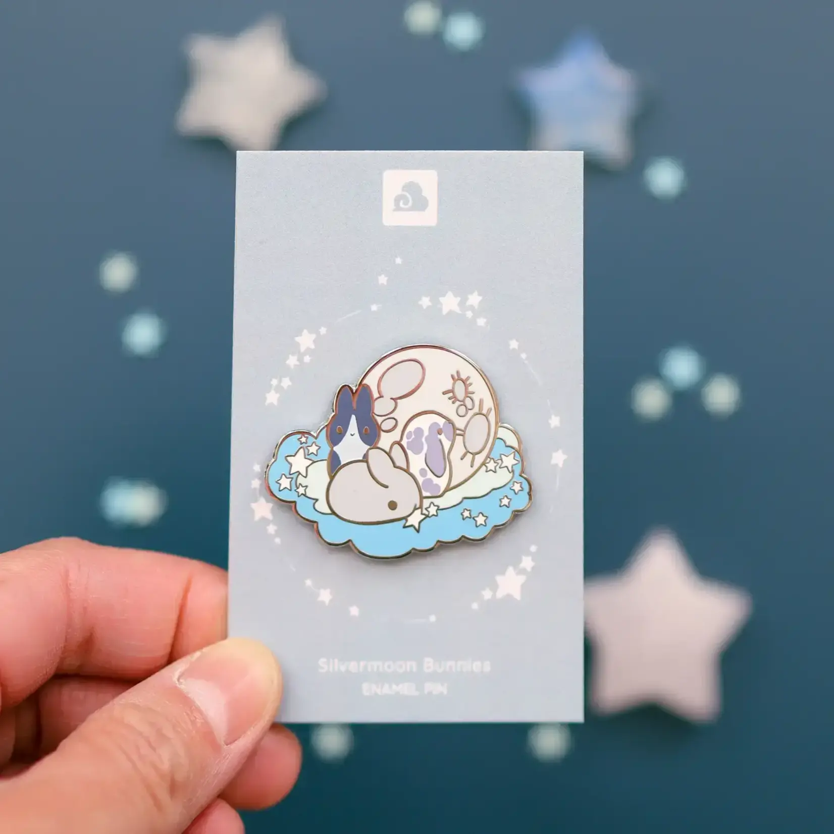 Silvermoon Bunnies Enamel Pin