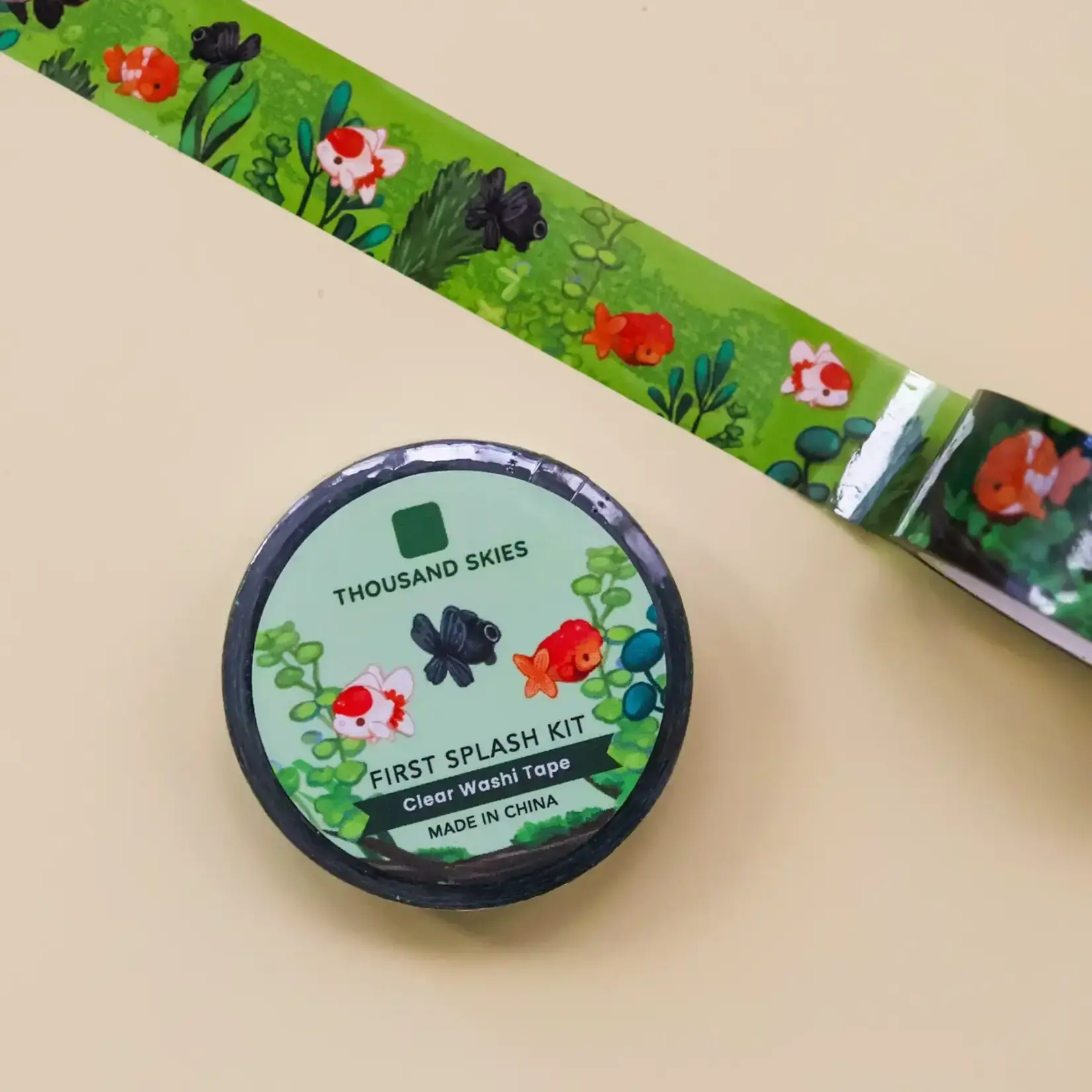 First Splash Kit - Goldfish Washi Tape (Transparent)