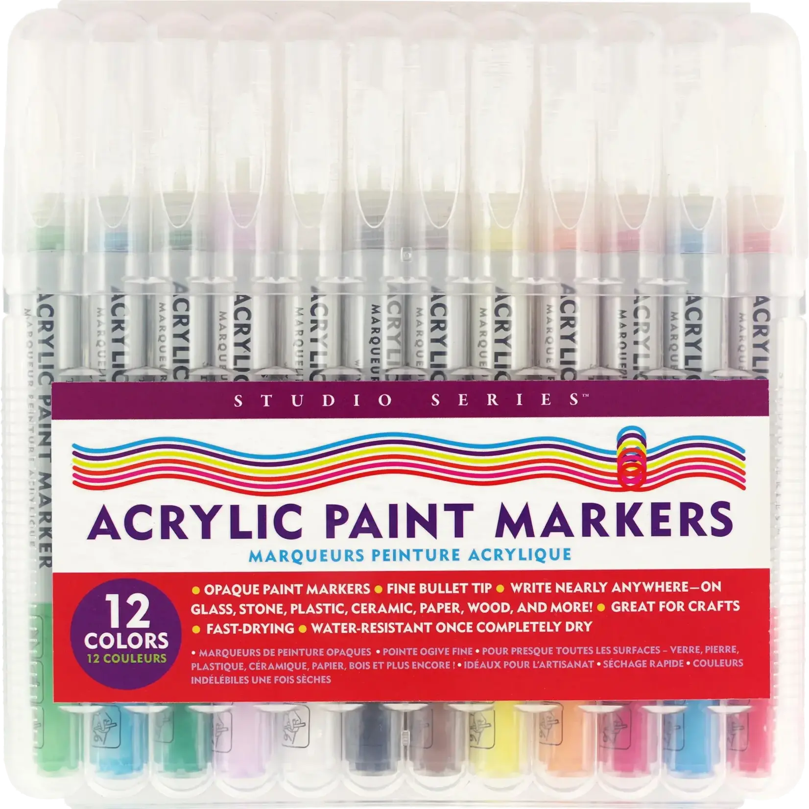 Studio Series Acrylic Paint Markers (Set of 12)