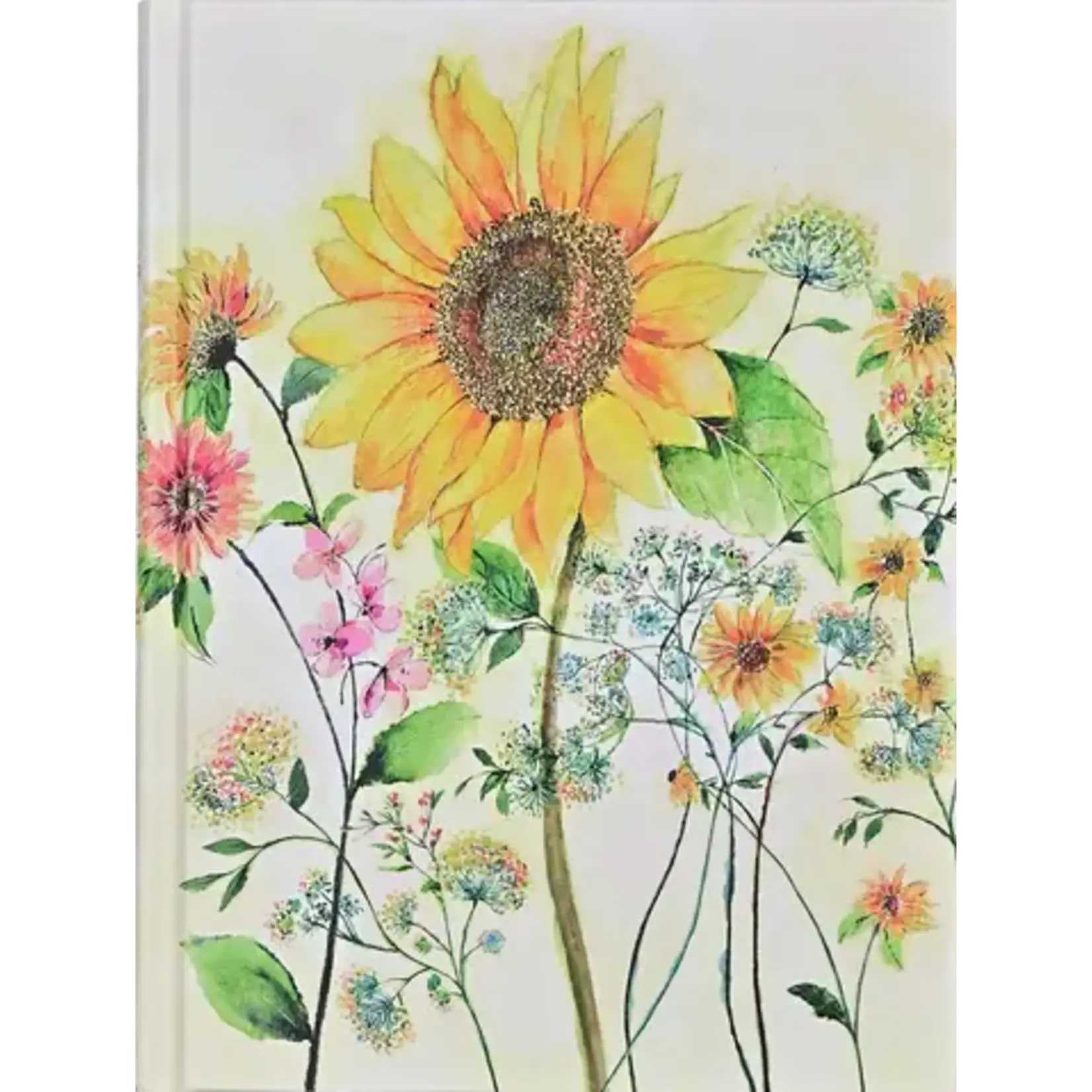 Watercolor Sunflower Journal