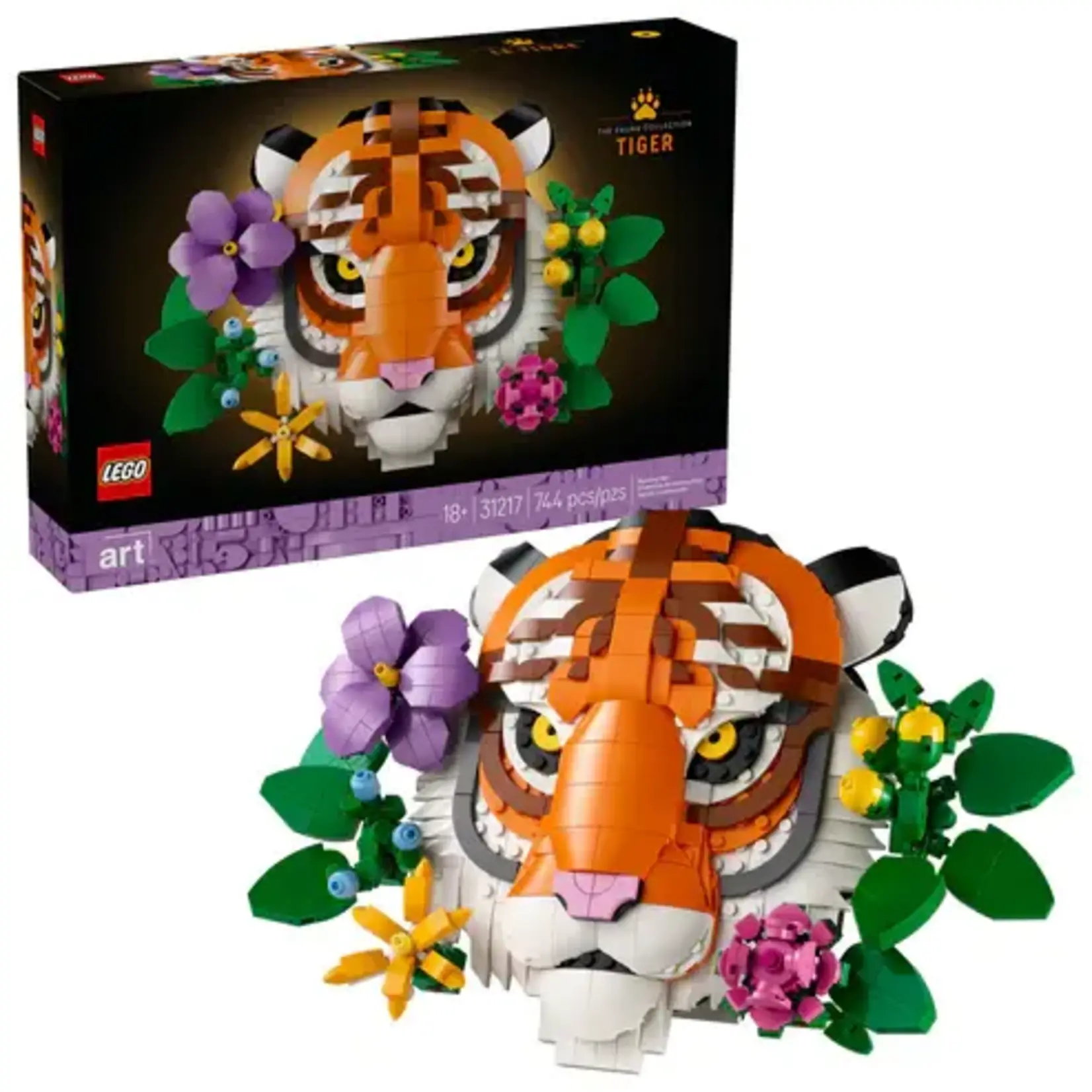 LEGO 31217 LEGO® Art The Fauna Collection – Tiger