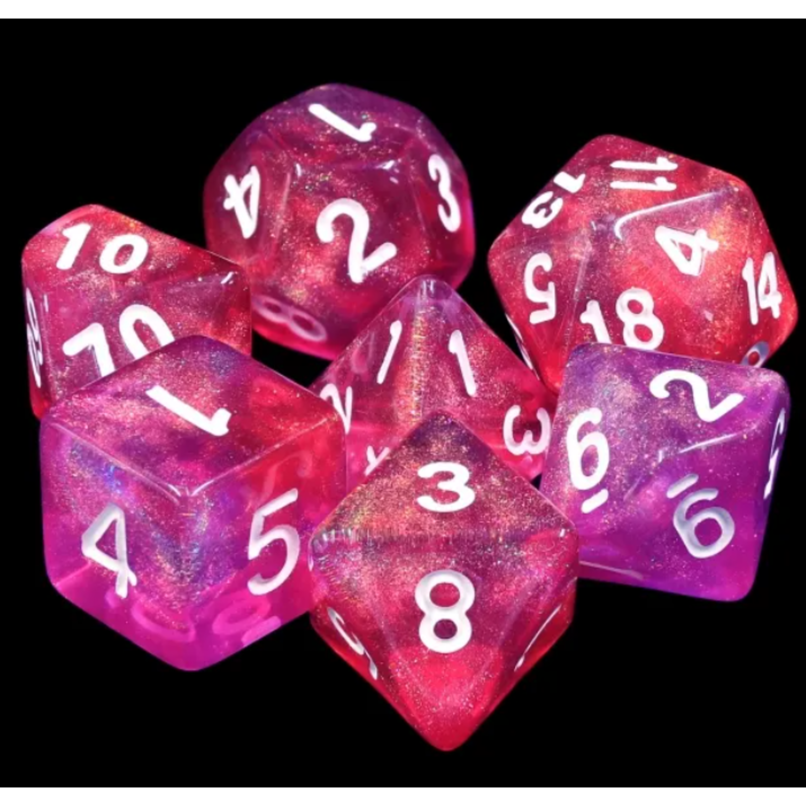 Goblin Dice Fire Crystal Dice Set