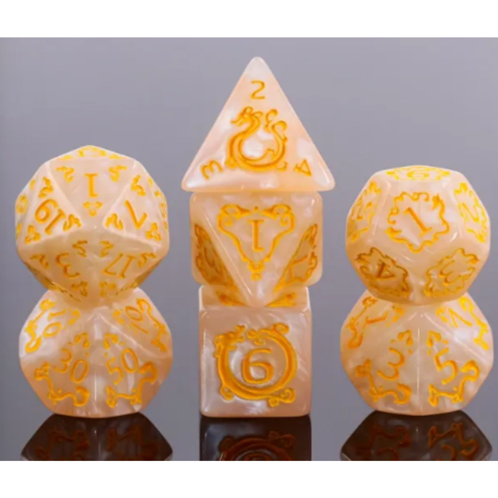 Goblin Dice Bone Dragon Dice Set