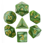 Goblin Dice Mossy Pearl Dice Set