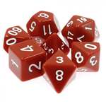 Goblin Dice Brown Opaque Dice Set
