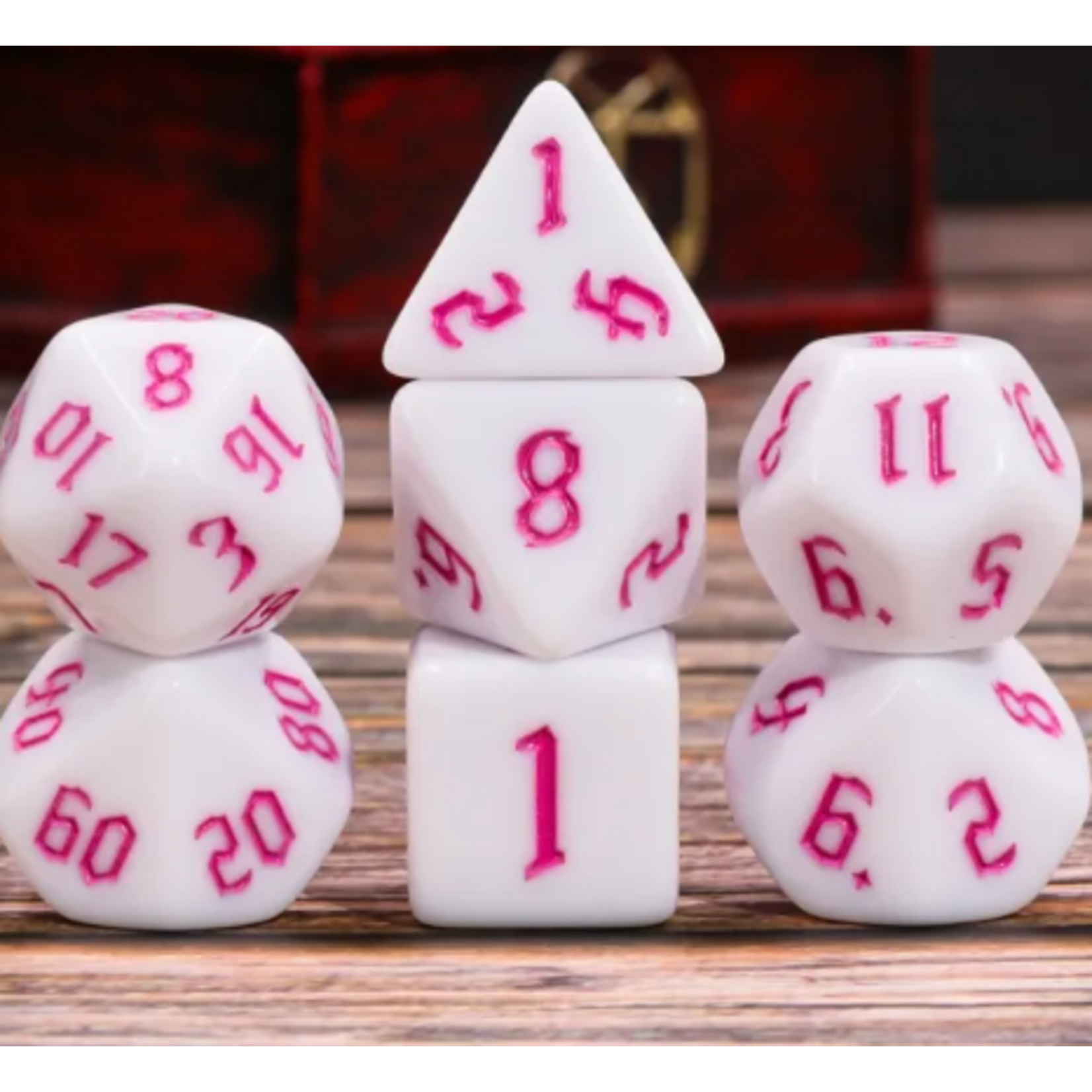 Goblin Dice Winter Rose Dice Set