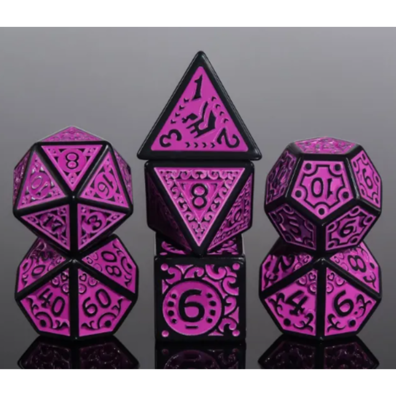 Goblin Dice Purple Eldritch Runes Dice Set