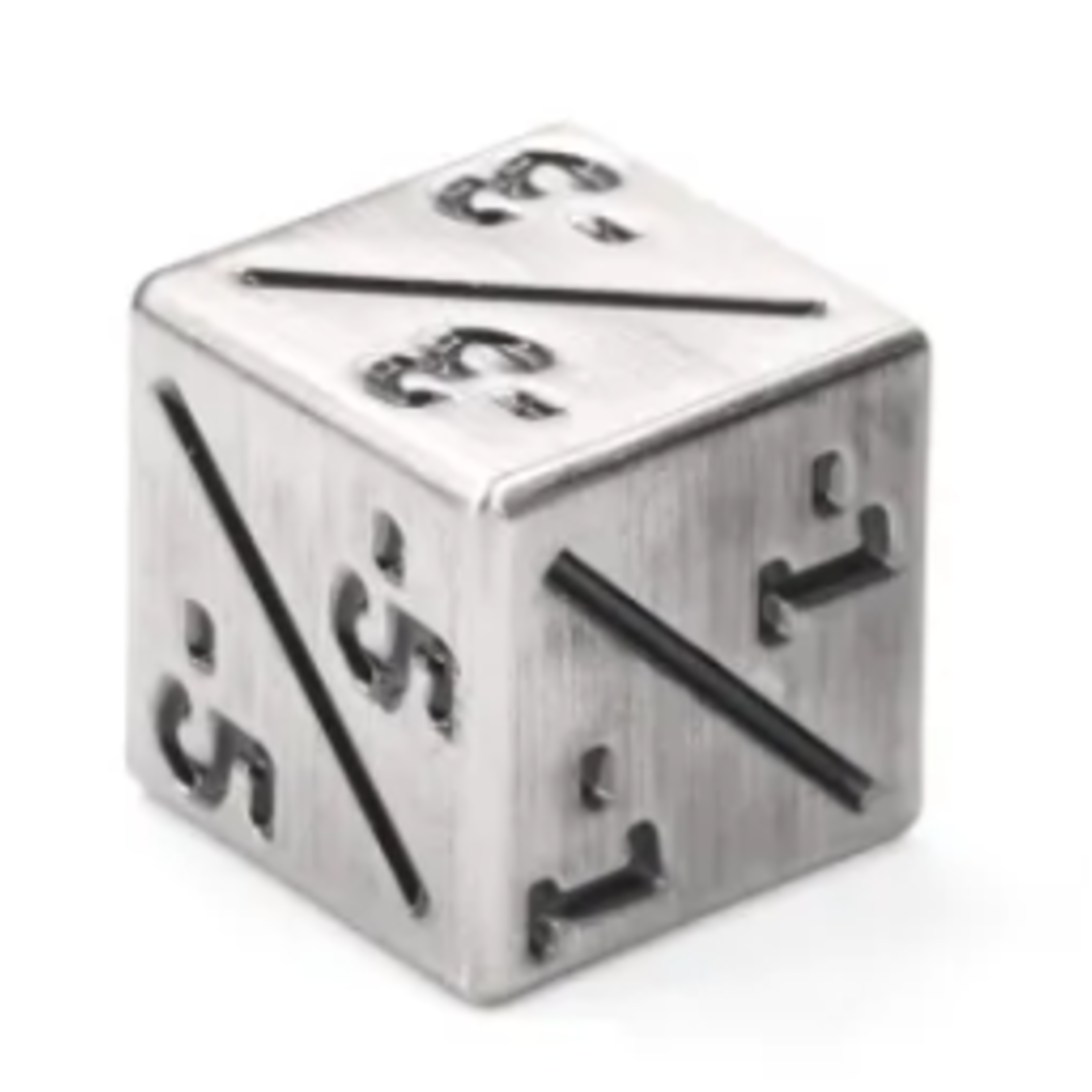 Goblin Dice Silver Metal -1/-1 Counter Dice