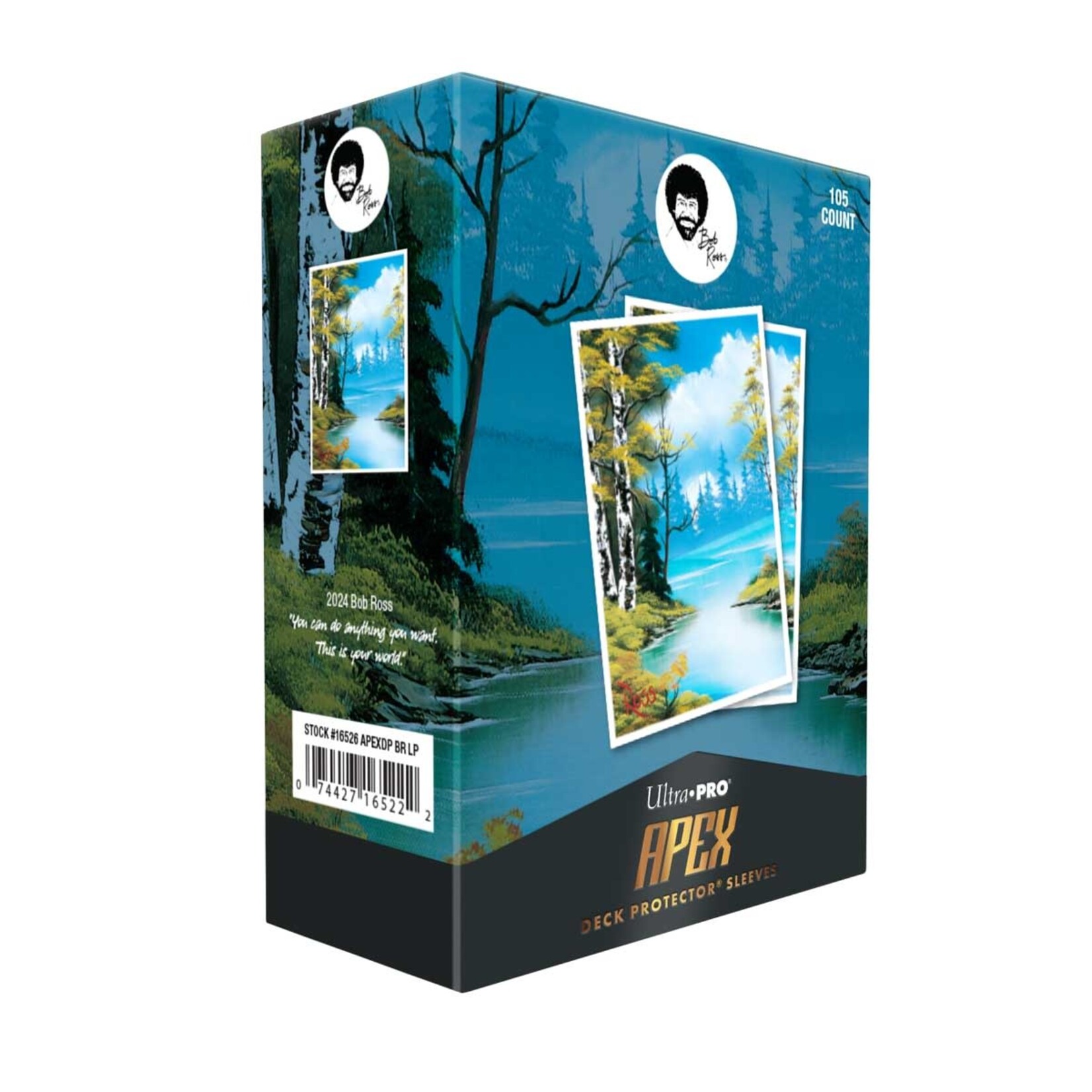 Bob Ross Lakeside Path 105ct Sleeves