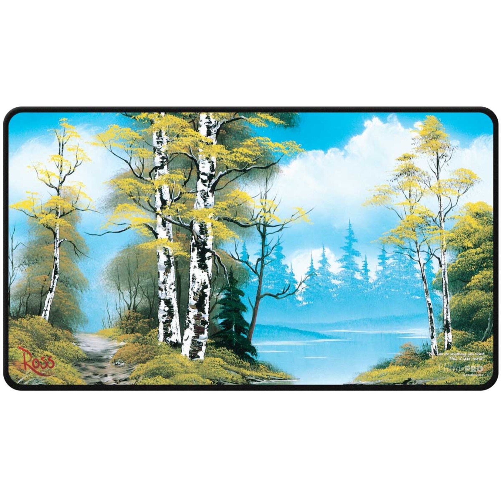 Bob Ross Lakeside Path Playmat (Stictched)