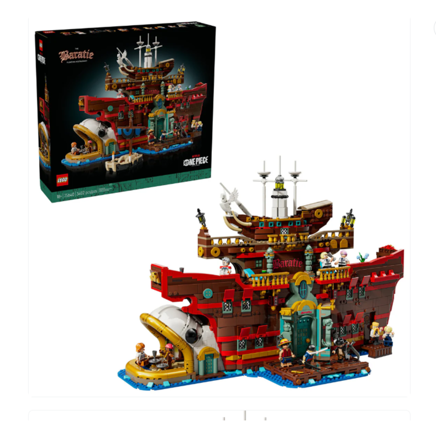 LEGO 75640 LEGO® ONE PIECE The Baratie Floating Restaurant