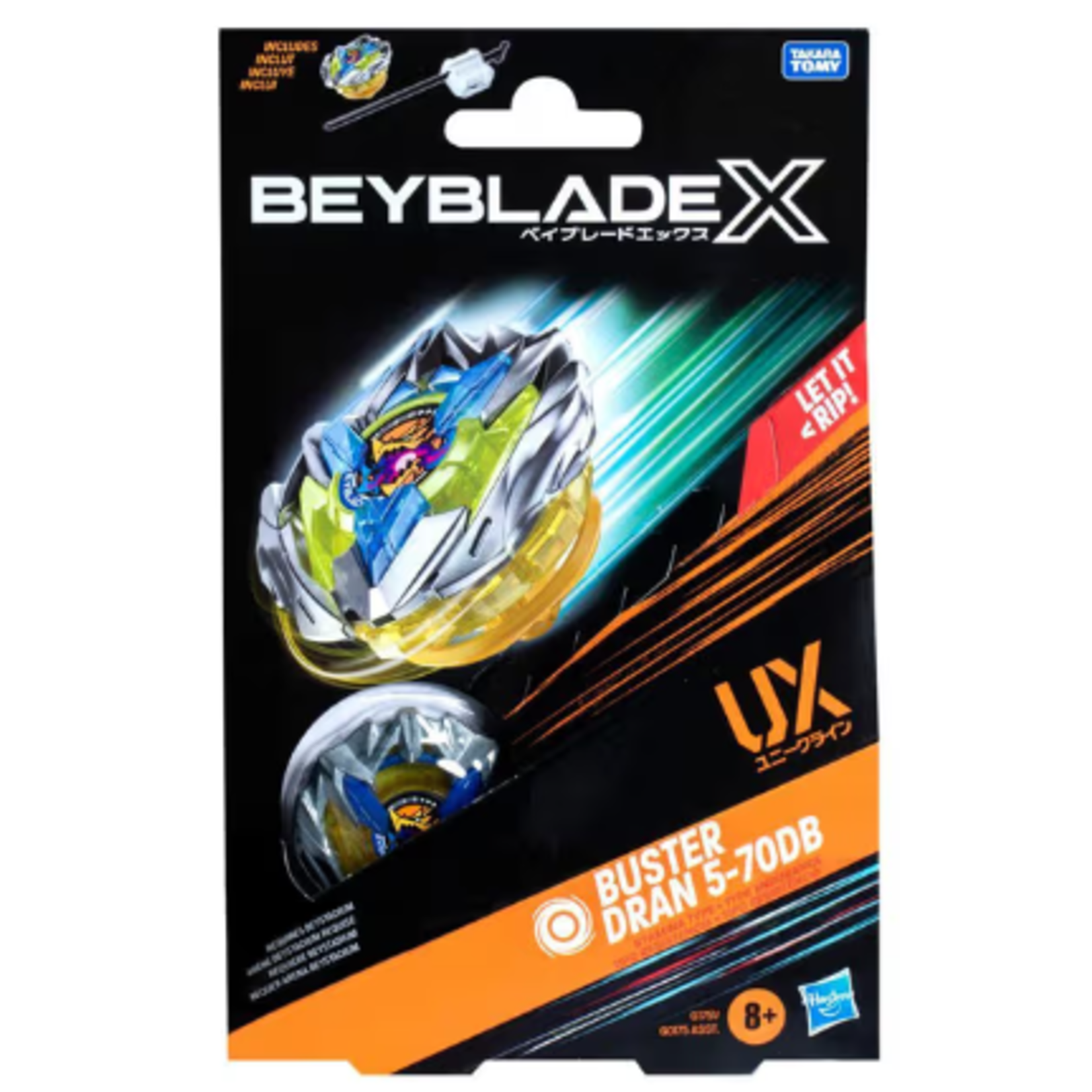Hasbro Beyblade X Buster Dran 5-70DB Starter Pack Top and Launcher