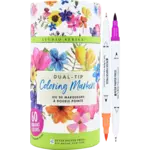Peter Pauper Press Studio Series Dual-Tip Coloring Markers