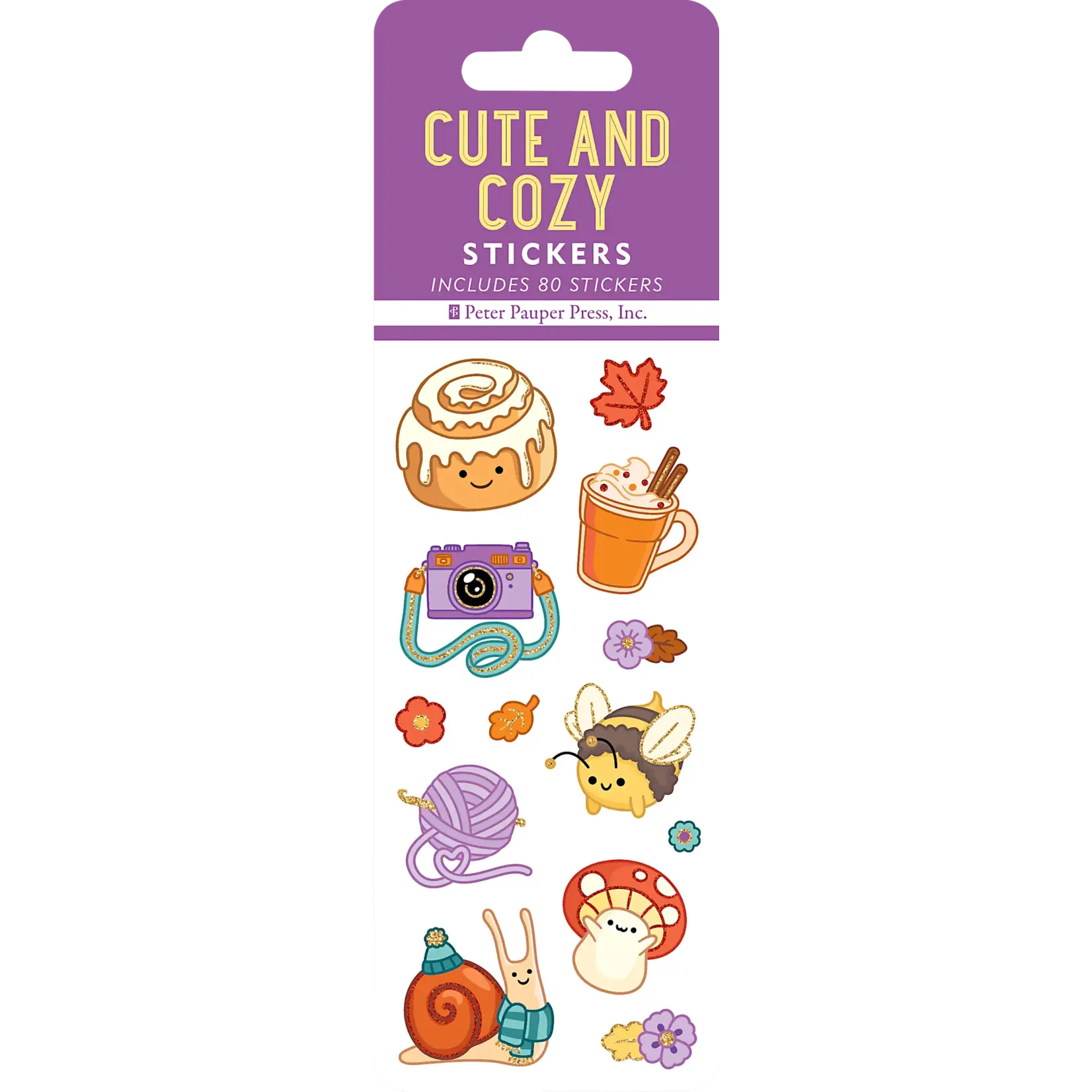 Peter Pauper Press Cute & Cozy Sticker Set