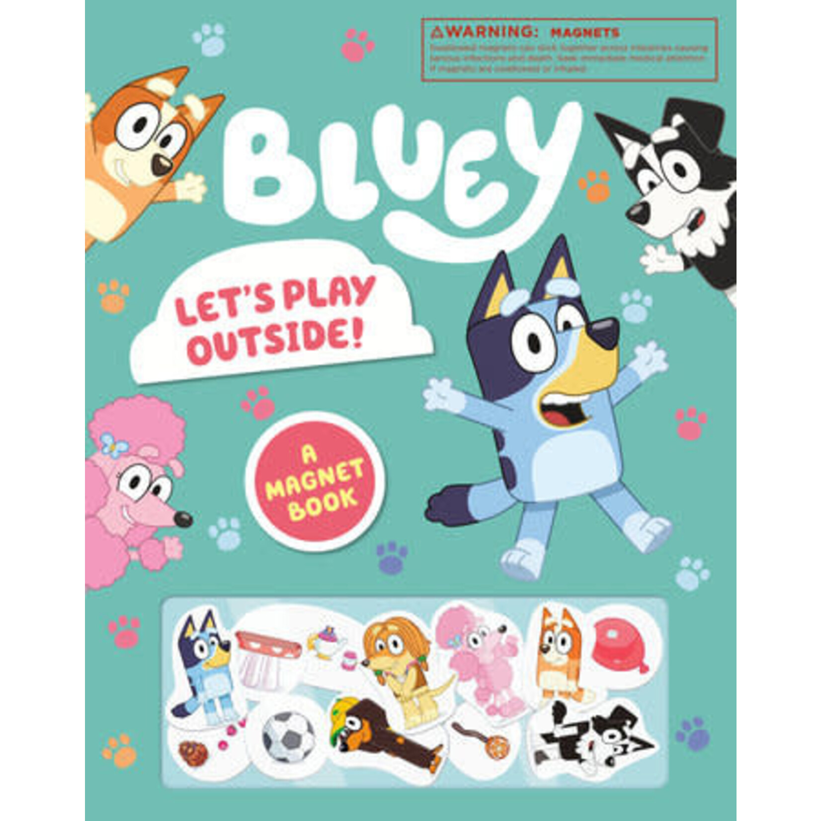 Bluey Let's Play Outside! Magnet Book