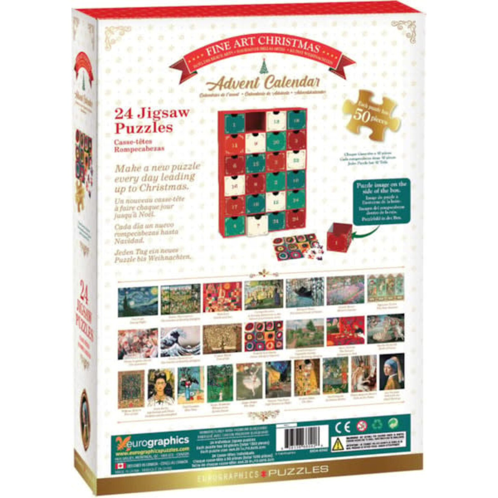 Eurographics Fine Art Christmas Advent Calendar