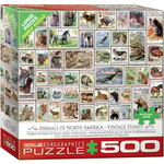 Eurographics Animals of North America - Vintage Stamps
