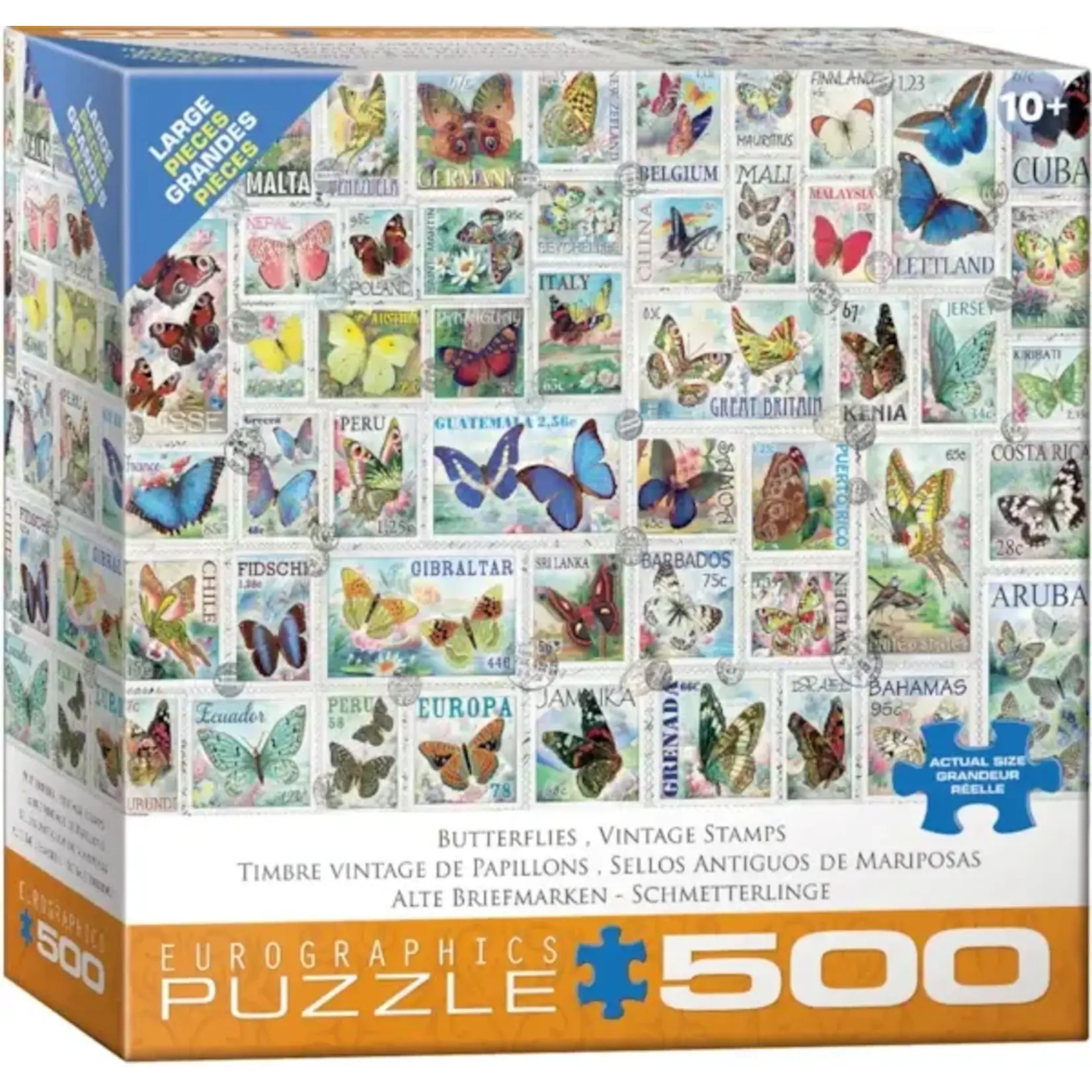 Eurographics Butterflies Vintage Stamps