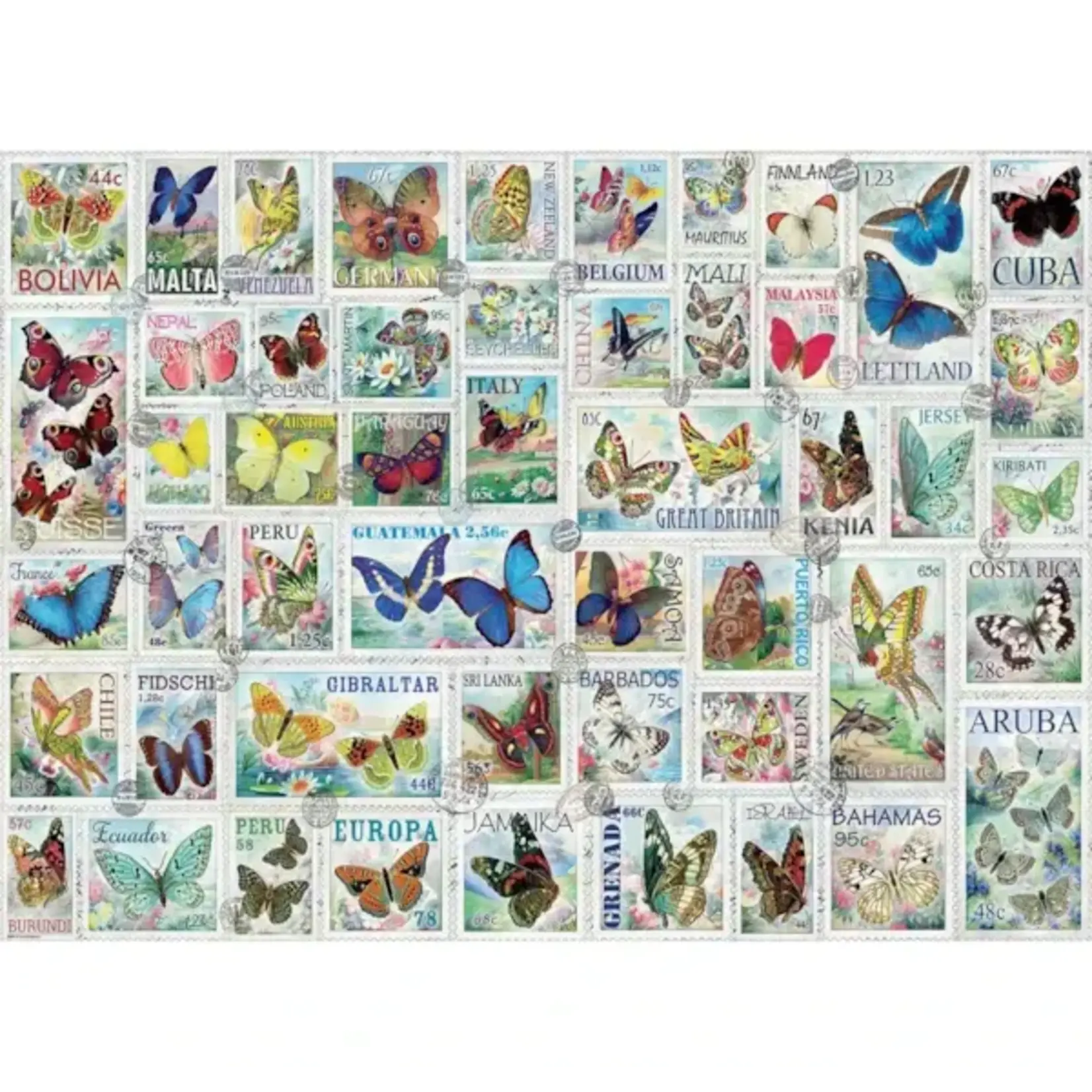 Eurographics Butterflies Vintage Stamps