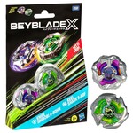 Hasbro Beyblade X Bite Croc 3-60LF and Sting Unicorn 4-60P Dual Pack Set