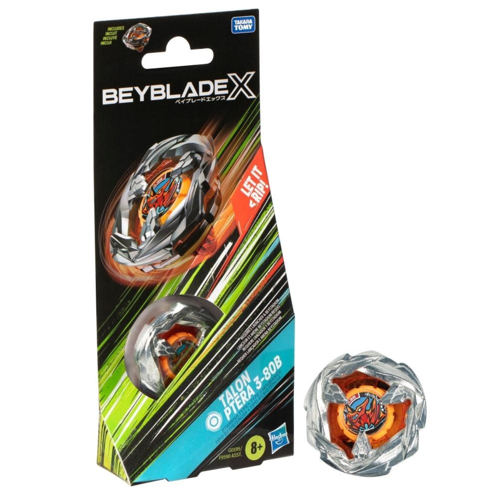 Hasbro Beyblade X Sythe Incendio 3-80B Stamina Type Top