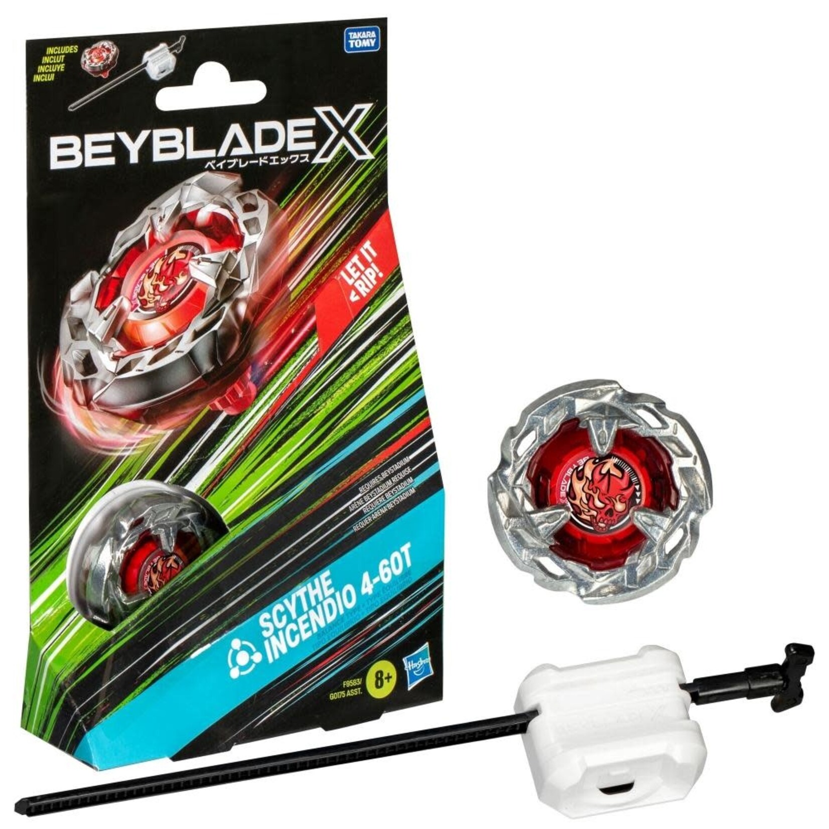 Hasbro Beyblade X Wand Wizard 5-70DB UX Starter Pack Top and Launcher