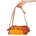 Squishable Dachshund Hot Dog Crossbody Purse