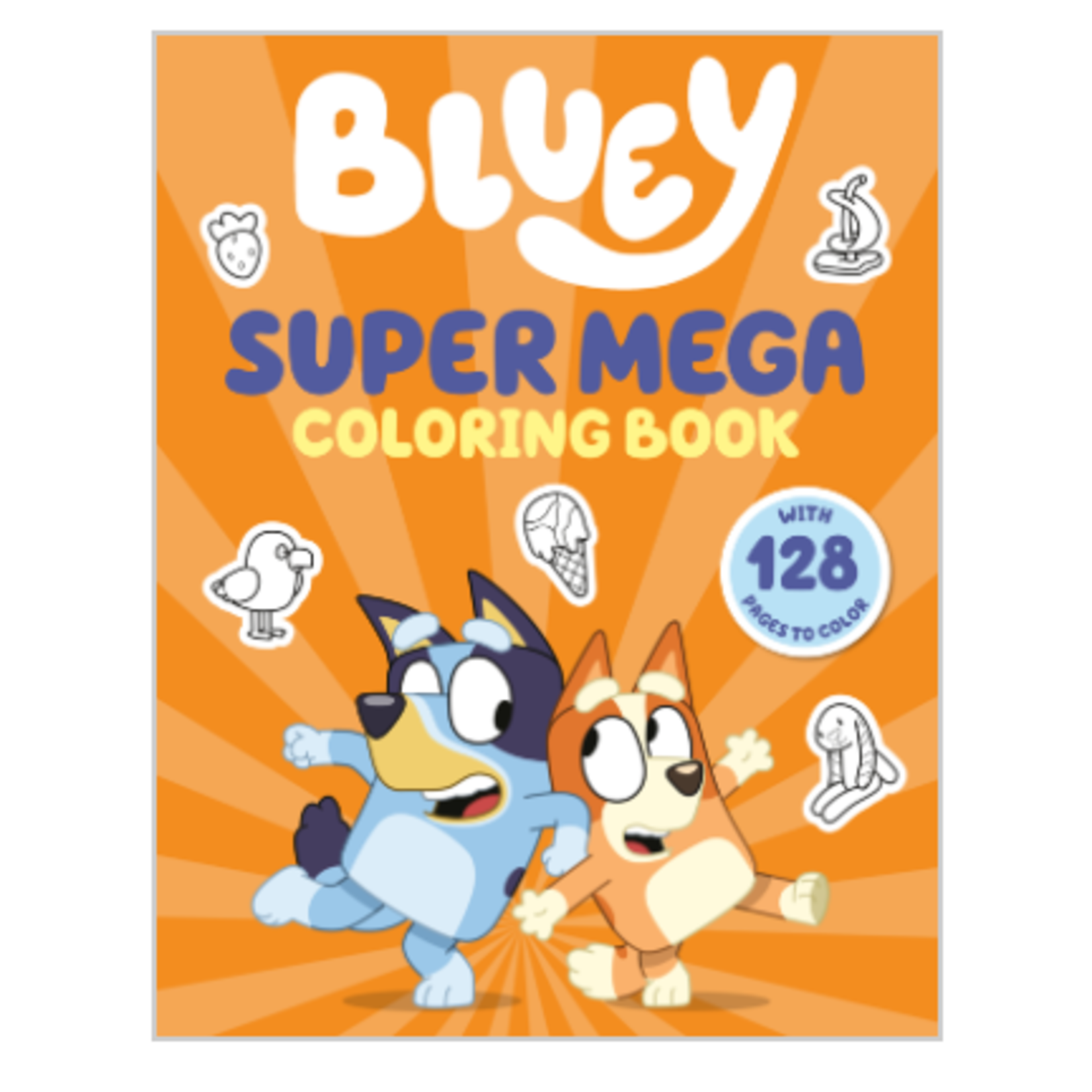 Bluey Super Mega Coloring Book