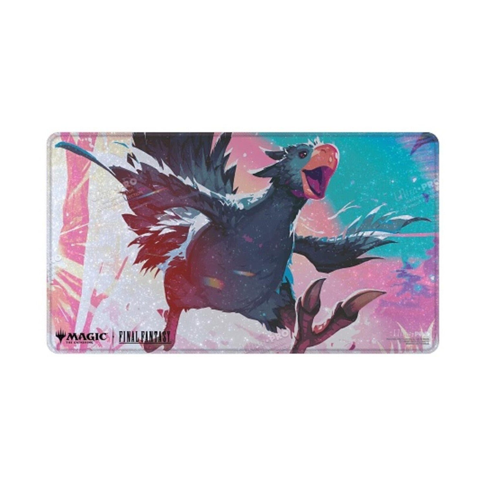 Final Fantasy Black Chocobo Holofoil Playmat (Stitched)
