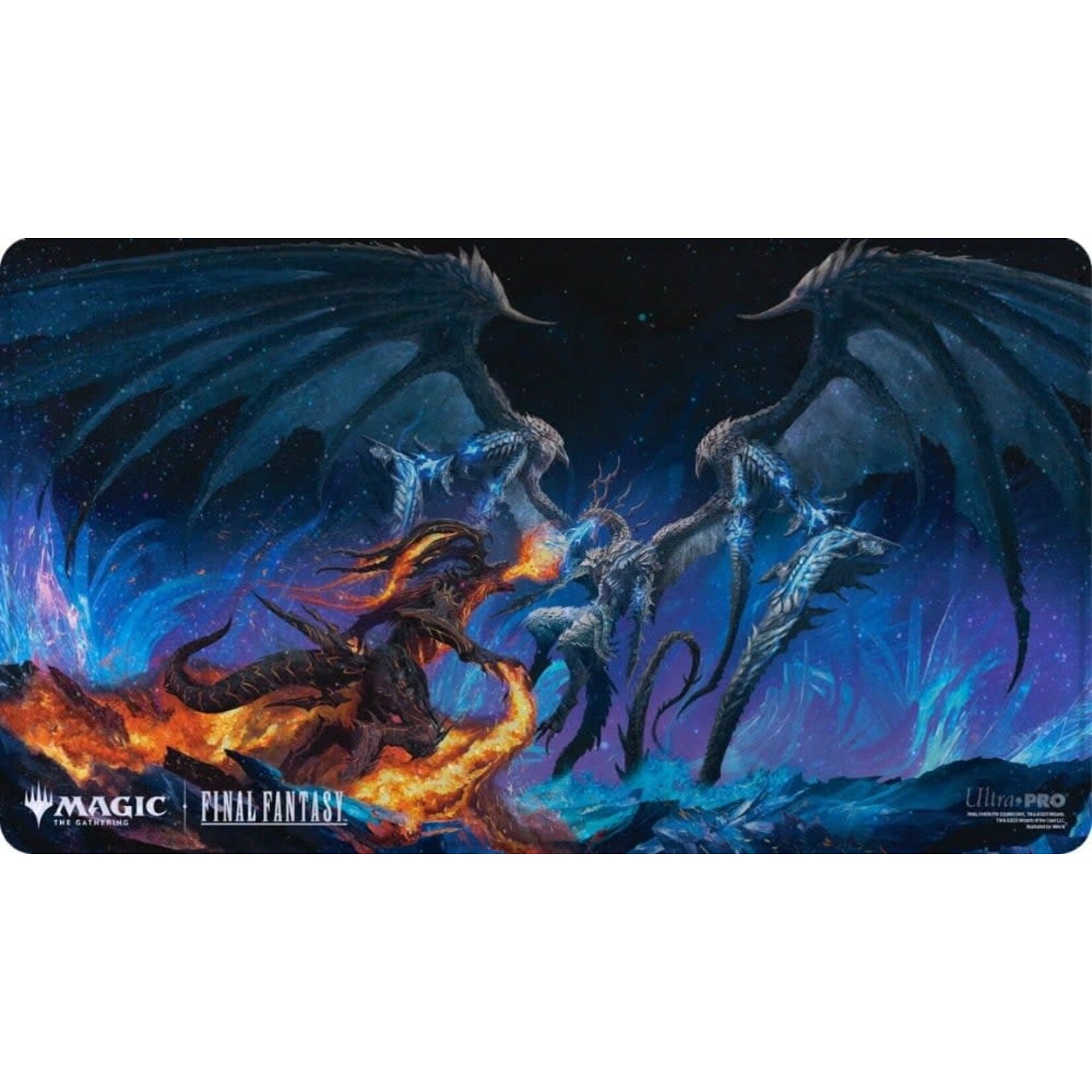 Final Fantasy Bahamut and Ifrit Holofoil Playmat