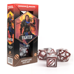 Sirius D&D Dice Set Red Fighter