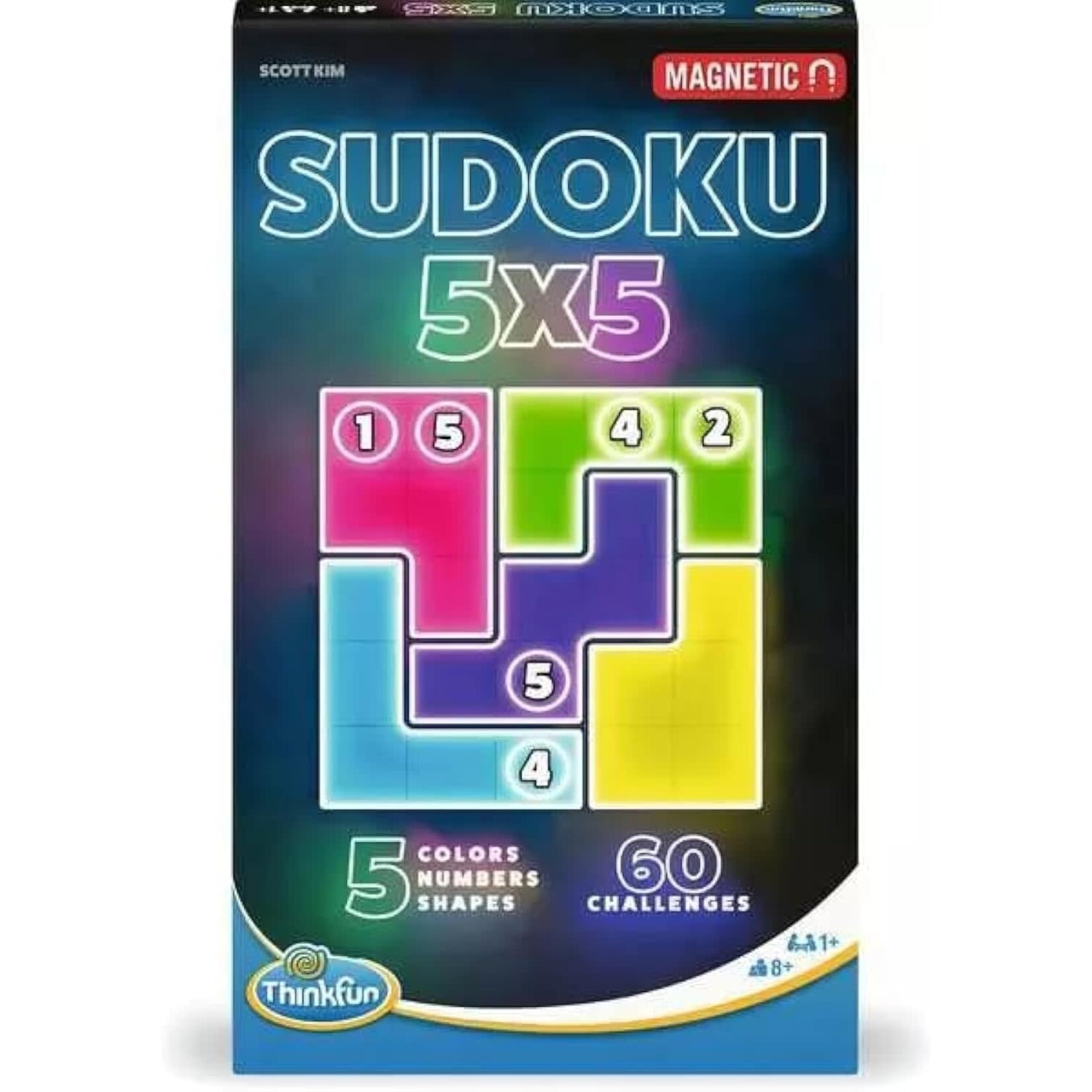Think Fun Sudoku 5x5 Mag Travel Puzzle