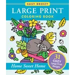 Large Print Coloring Book Home Sweet Home