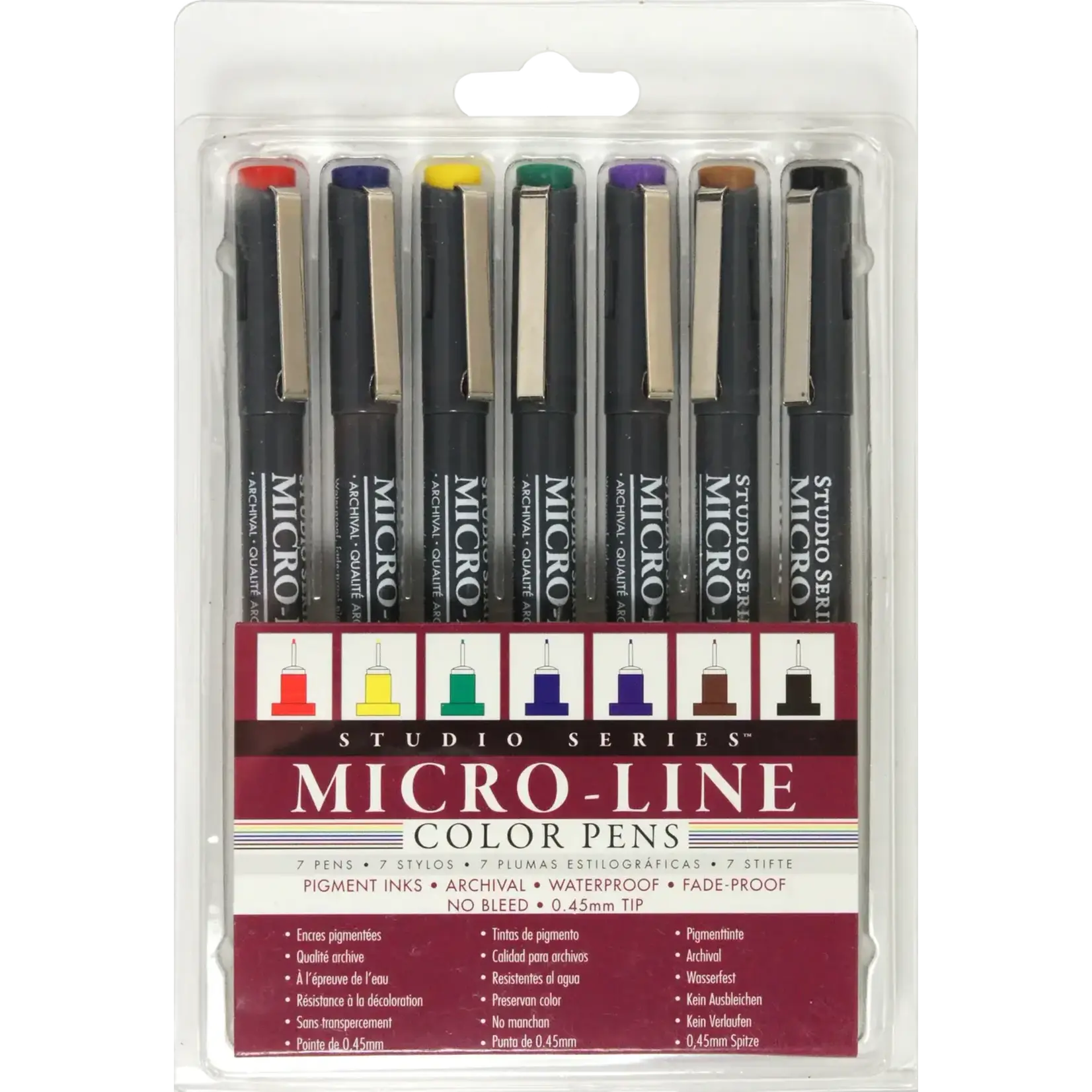 Studio Series Color Micro-Line Pens (Set of 7)