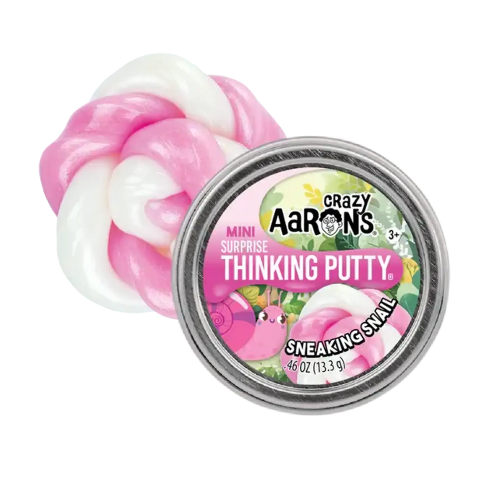 Crazy Aaron's Thinking Putty Mini Sneaking Snail Thinking Putty