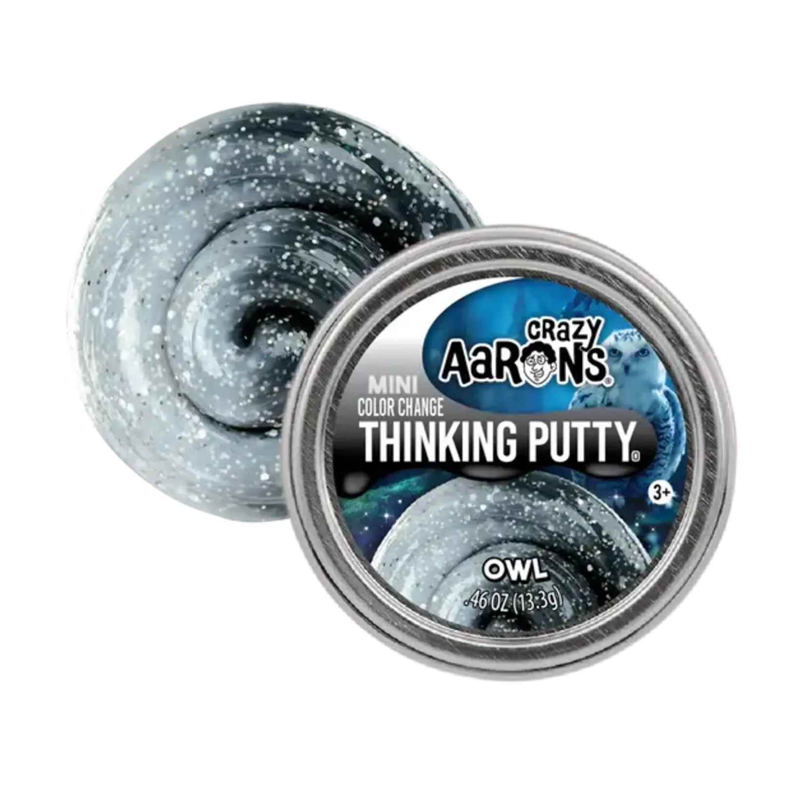 Crazy Aaron's Thinking Putty Mini Owl Thinking Putty