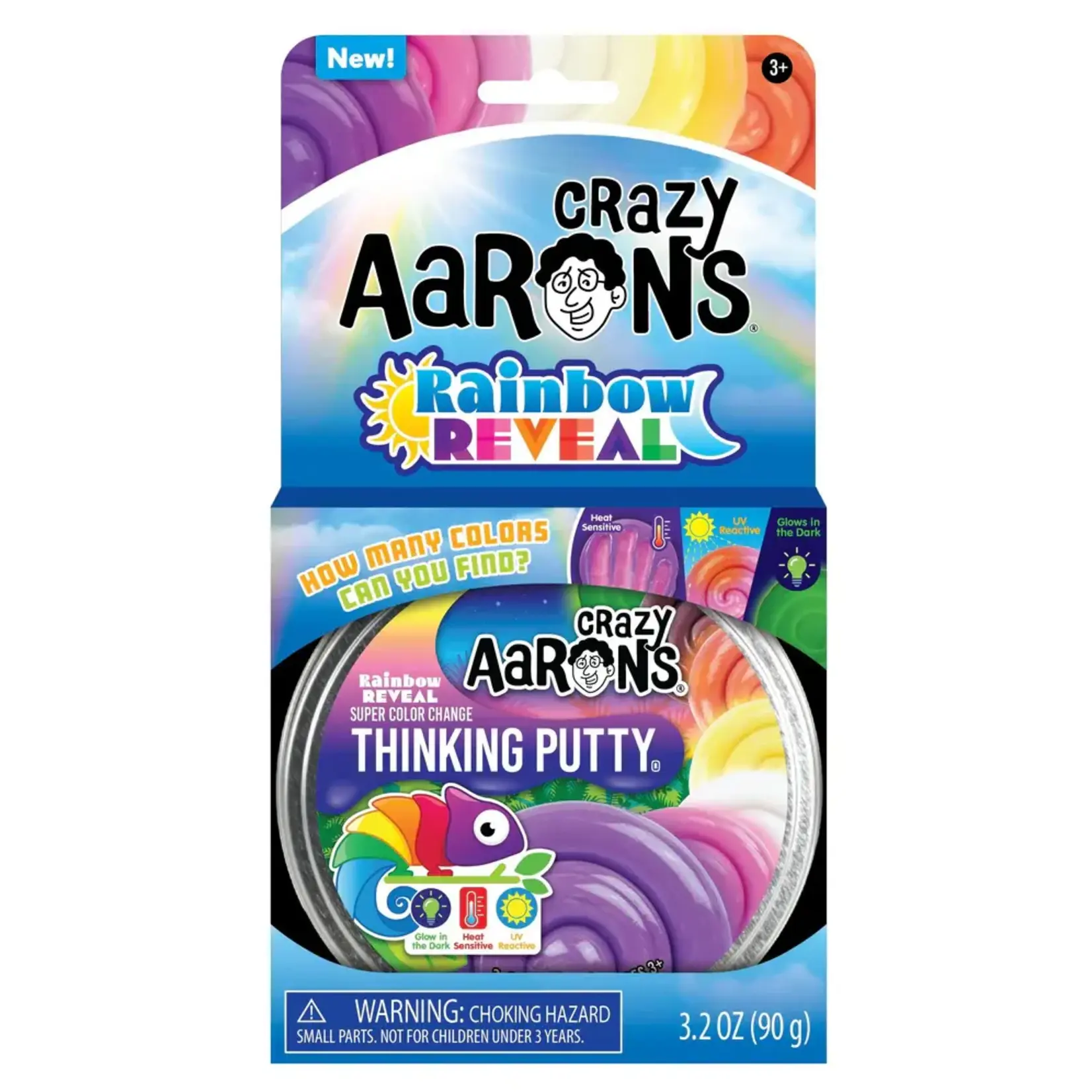 Crazy Aaron's Thinking Putty Rainbow Reveal Thinking Putty